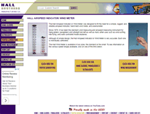 Tablet Screenshot of hallwindmeter.com